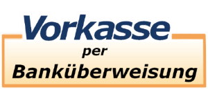 Vorkasse per Bankueberweisung